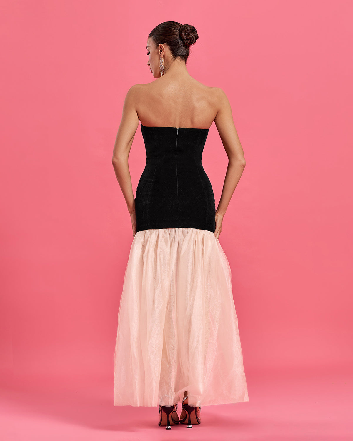 Strapless Vintage Evening Dress