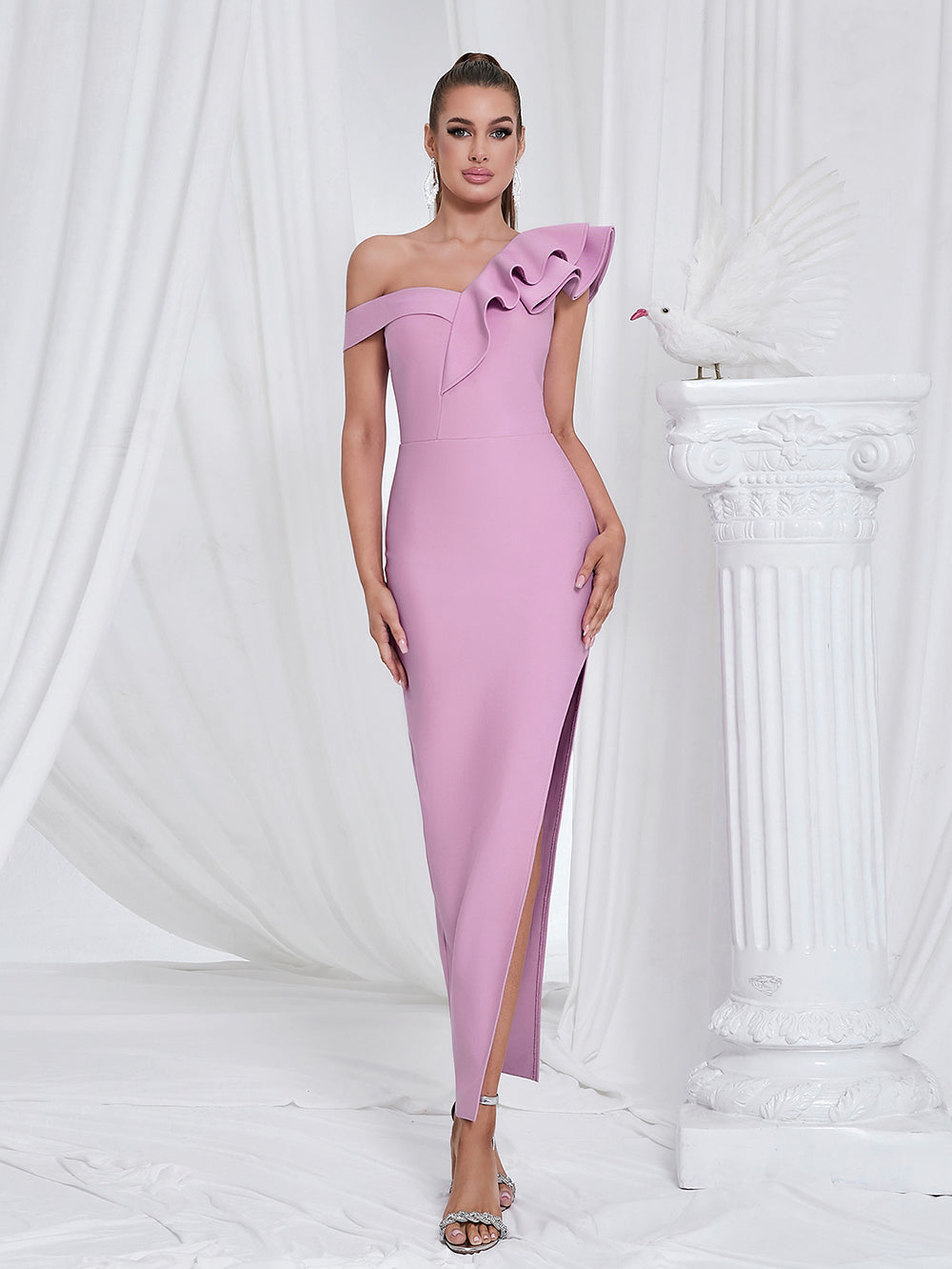 Purple Bandage Dress HB100381