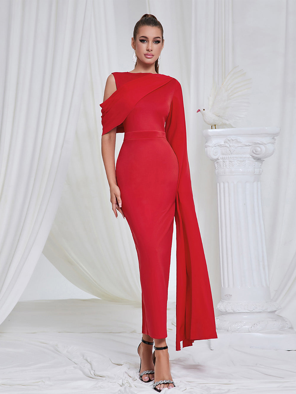 Red Bodycon Dress HB10146