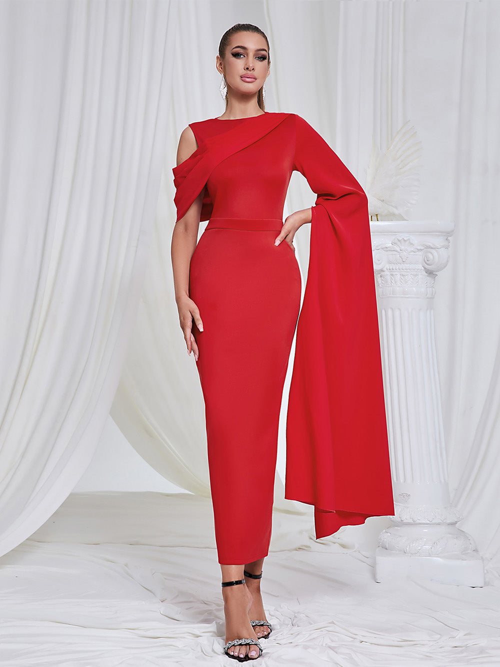 Red Bodycon Dress HB10146