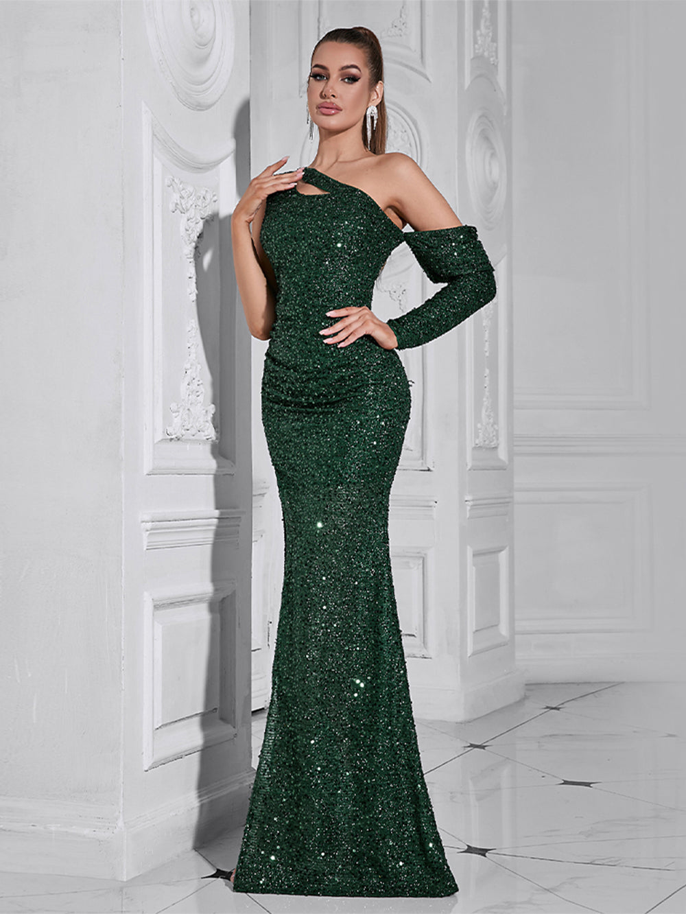 Green Bodycon Dress HB10156