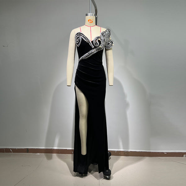 Black Bodycon Dress HT10590
