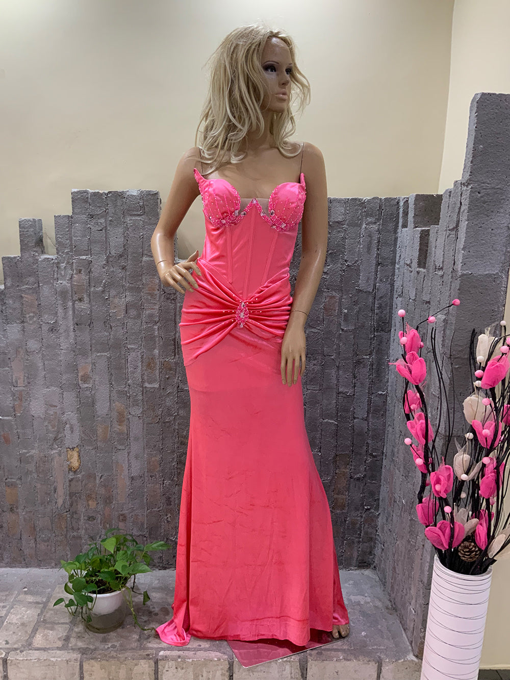 Pink Bodycon Dress HT20960