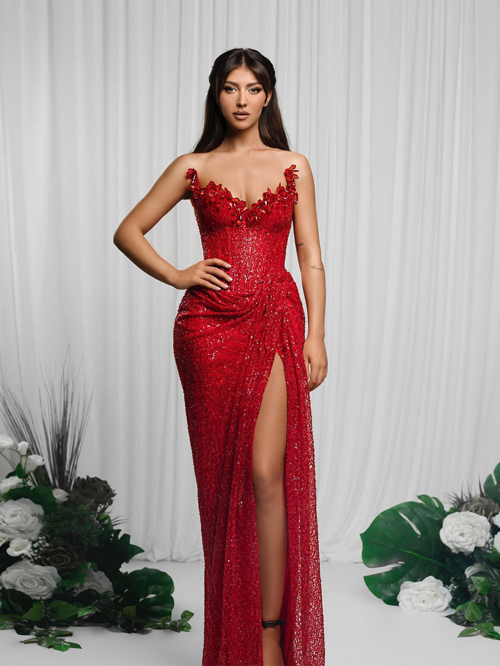 Red Bodycon Dress HT20980