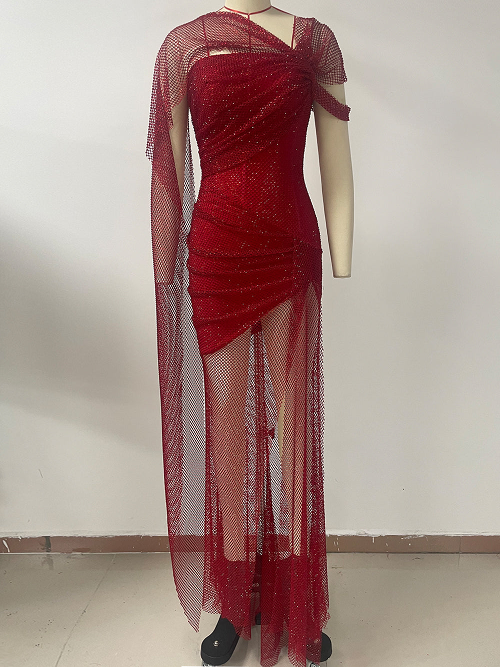 Red Bodycon Dress HT29780