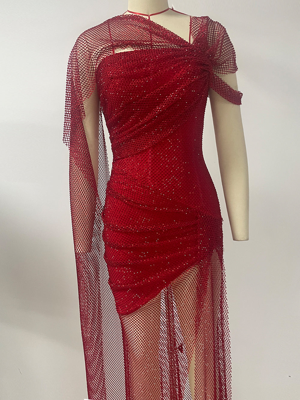 Red Bodycon Dress HT29780