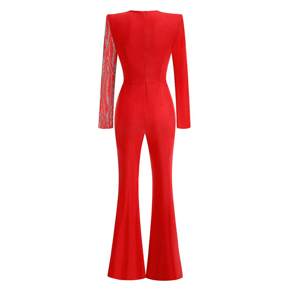 Red Jumpsuit KLYF1105