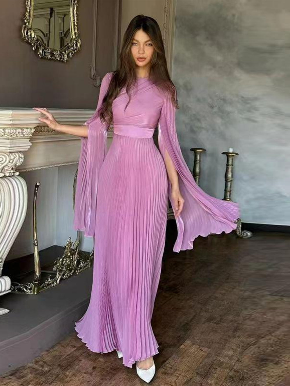 Light Purple Dress KLYF1230