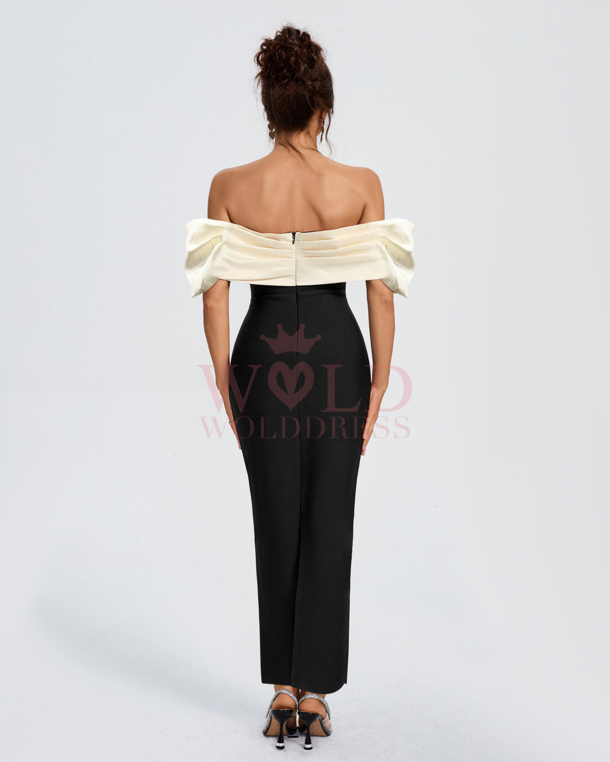 Elegant Off Shoulder Bandage Evening Dress